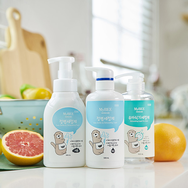 [무배] 마이비 안심성분 젖병세정제 (액상&거품) - 전성분 식품첨가물이라 안심!!