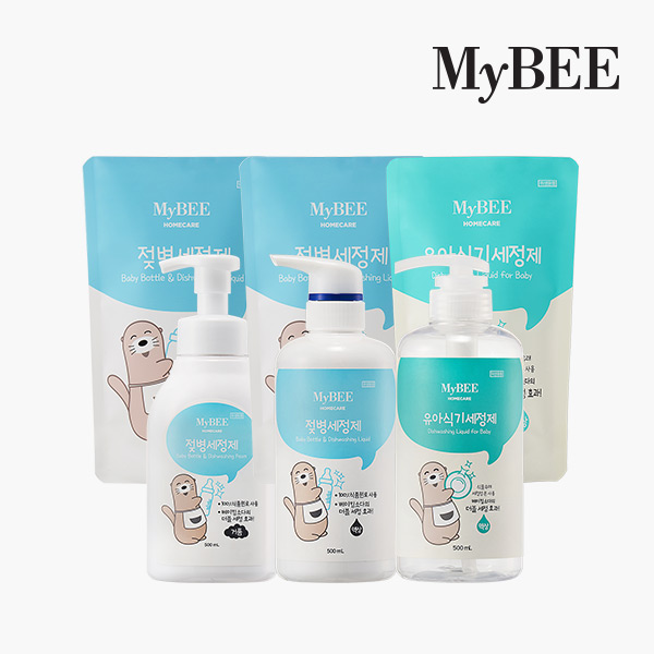 [무배] 마이비 안심성분 젖병세정제 (액상&거품) - 전성분 식품첨가물이라 안심!!
